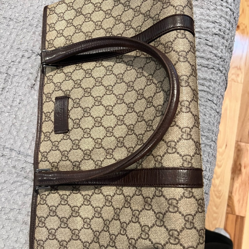 Gucci Brown and Tan Shoulder Bag